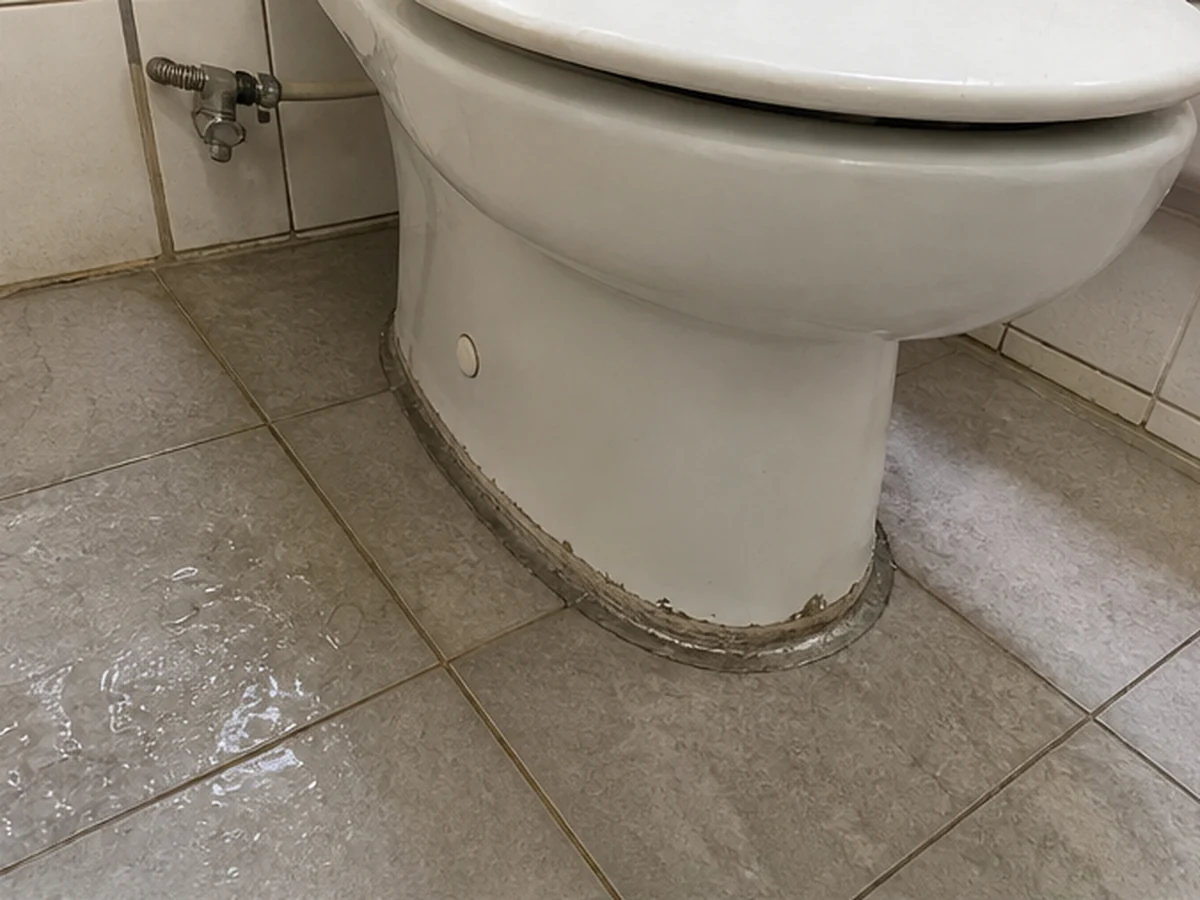 馬桶法蘭周邊水痕